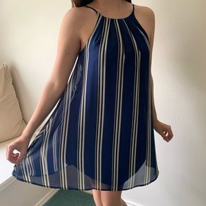 Blue Flowy Dress!